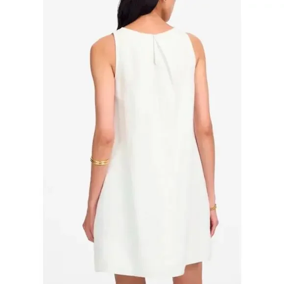 Madewell Mini Shift Dress in Linen Size M NWT - Picture 4 of 9